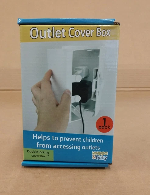 Wappa Baby - Childproof Outlet Cover - Double Locking Cover