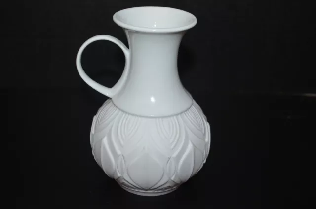 Royal Porzellan WHITE PORCELAIN VASE: Bavaria KPM, 6", Green Mark # 824/15