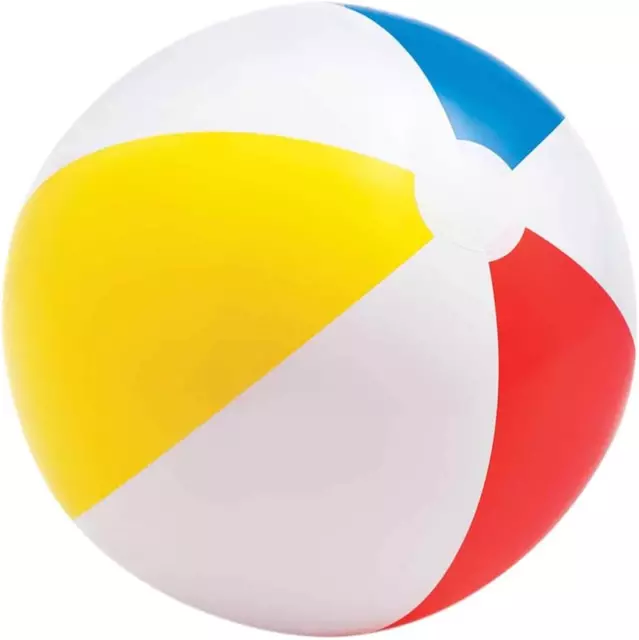 Intex Glossy Panel Ball - Inflatable Water Ball / Beach Ball - Diameter 51 Cm