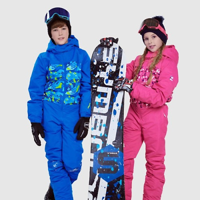 Tuta da sci invernale ragazze ragazzi outdoor giacca impermeabile set antivento con cappuccio