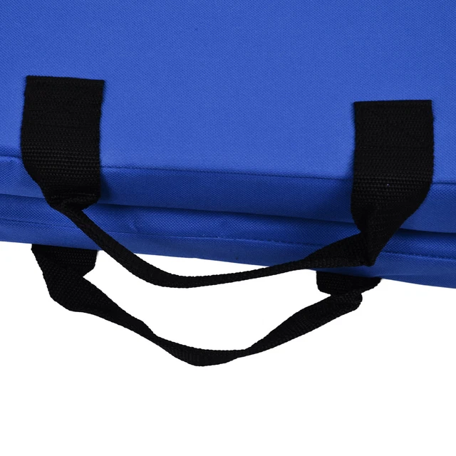 Asiento de revestimiento de algodón puro suave y cómodo para respaldo de silla (azul)