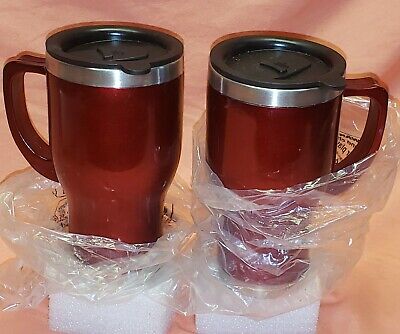 Sharper Image Heated Travel Thermos with Plug in Car Adaptor