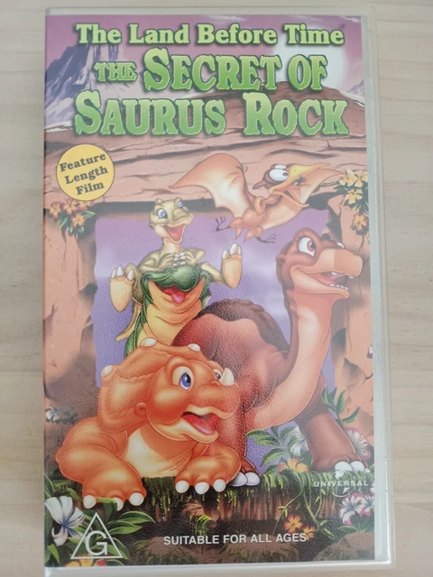 THE LAND BEFORE Time 6 The Secret Of Saurus Rock Vhs $15.00 - PicClick AU