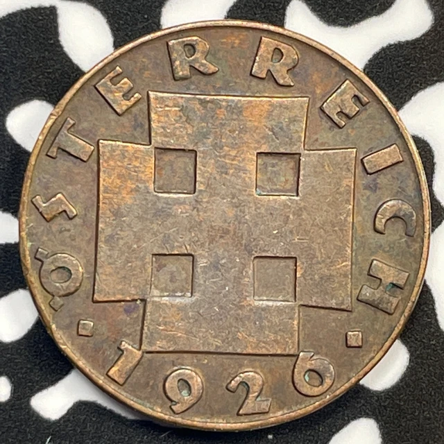 1926 Austria 2 Groschen Lot#M3755