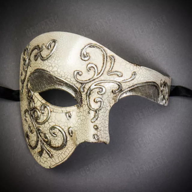 Phantom Opera Venetian Masquerade Ball Party Half Face Silver Men Women Mask