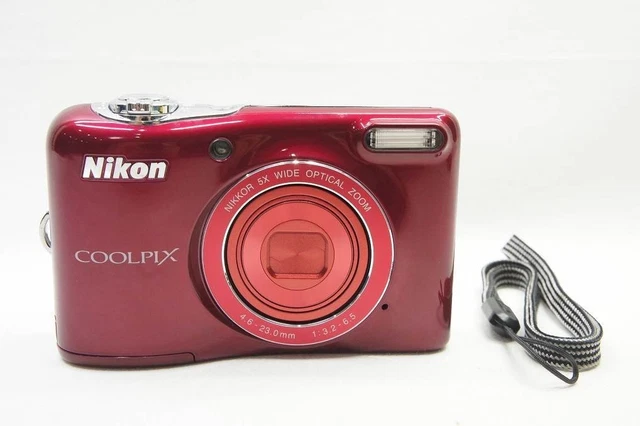 MINT] NIKON COOLPIX L30 20.1MP Compact Digital Camera Red