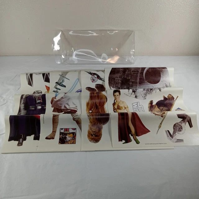 Classic Star Wars 2011 Lucasfilm Peel Off Vinyl Stickers 4 Complete Sheets