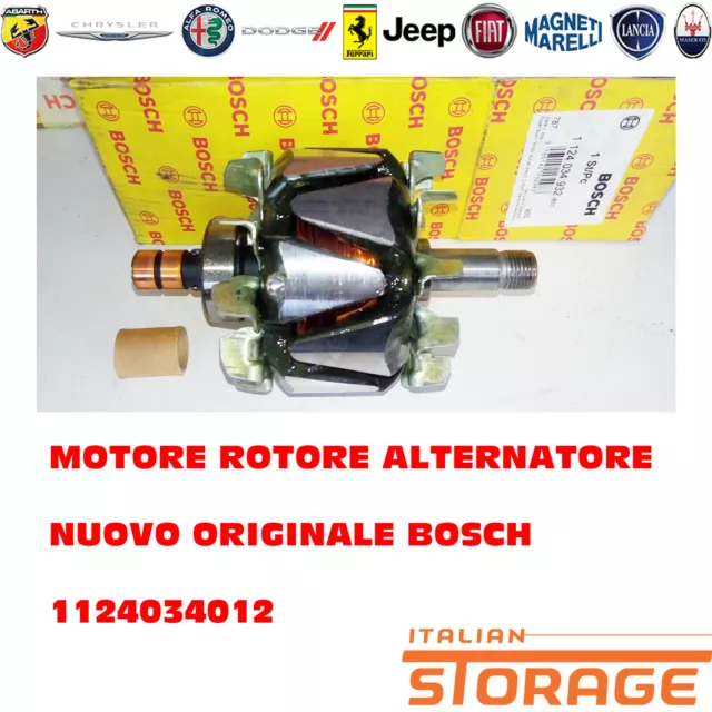 Motor Rotor Alternador Nuevo Original BOSCH 1124034012