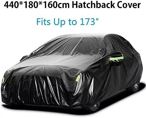 Full Car Cover UV Protection Waterproof Breathable Medium 210T Sedan Universal #
