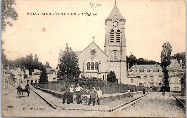 91 SOISY SOUS ETIOLLES - l'eglise.
