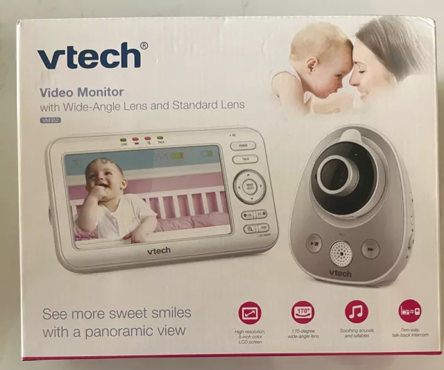 USED VTech VM352 5-Inch Digital Video Baby Monitor with Pan and Tilt Camera