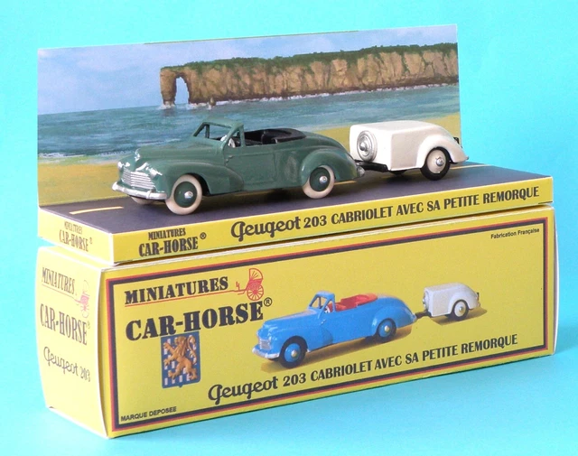 Miniature Car-Horse Salza Peugeot 203 Pick-up ORTF Tour De France – Style Dinky
