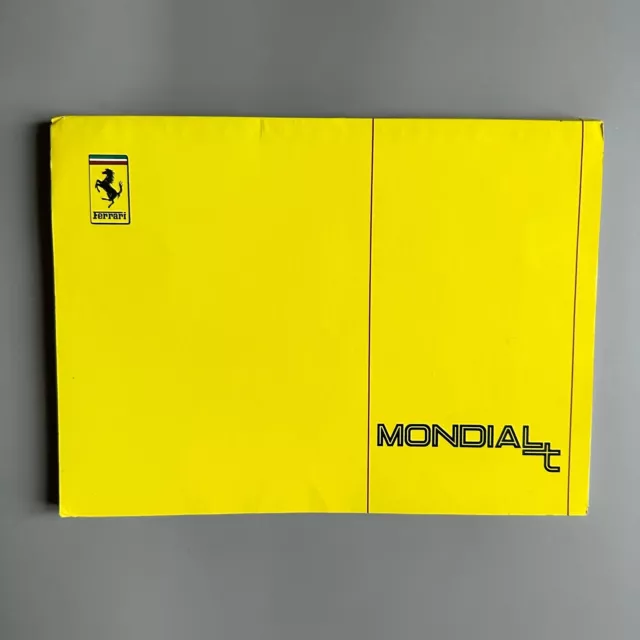 Ferrari Mondial T - Original Owners Handbook 1990 553/89 95990108 Rare