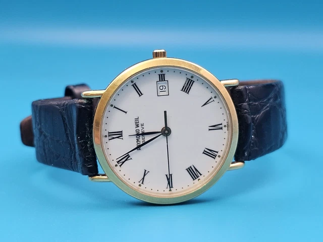RAYMOND WEIL GENEVE 18K Gold Swiss Made Watch 9136-2 Purple £104.00 -  PicClick UK