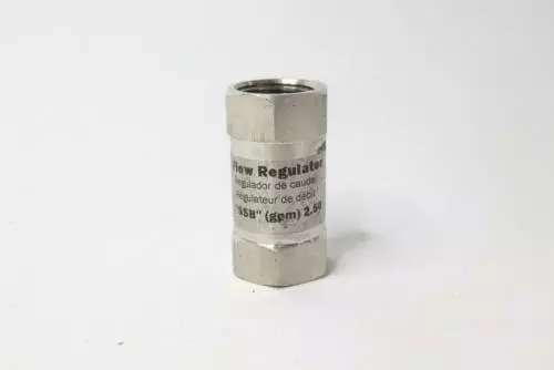 Neo-Pure Lead Free Stainless Steel Flow Regulator 2.5 Gpm SSB 7/8" FNPT