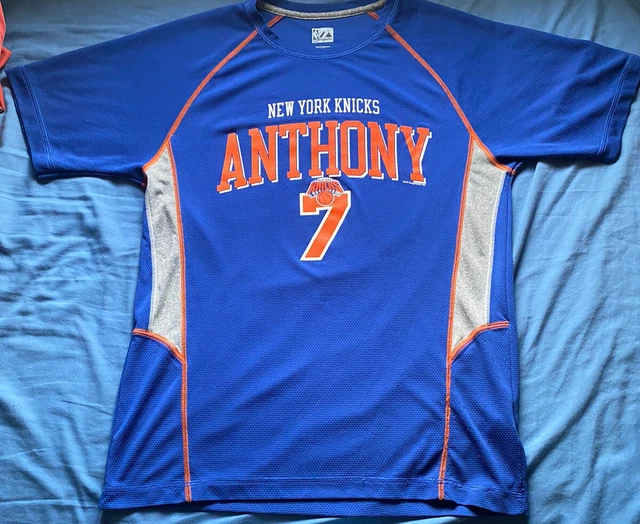 Carmelo anthony orange knicks jersey hot sale