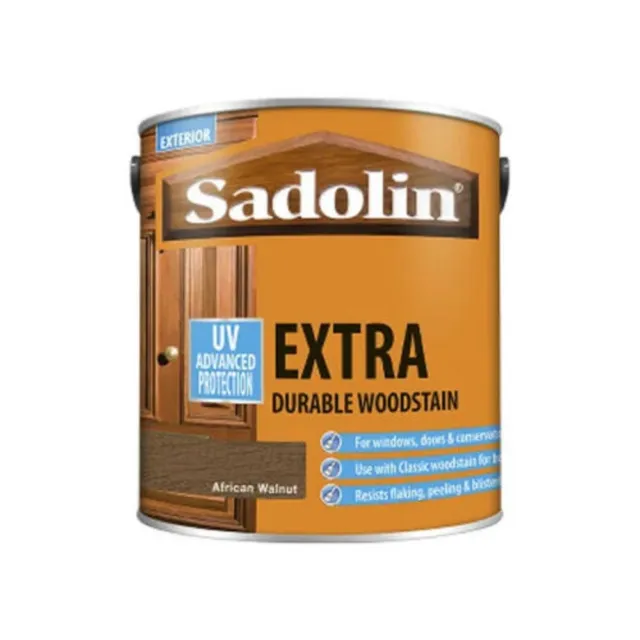 Sadolin Extra Durable Woodstain - 1L 2.5L & 5L all colours & all sizes
