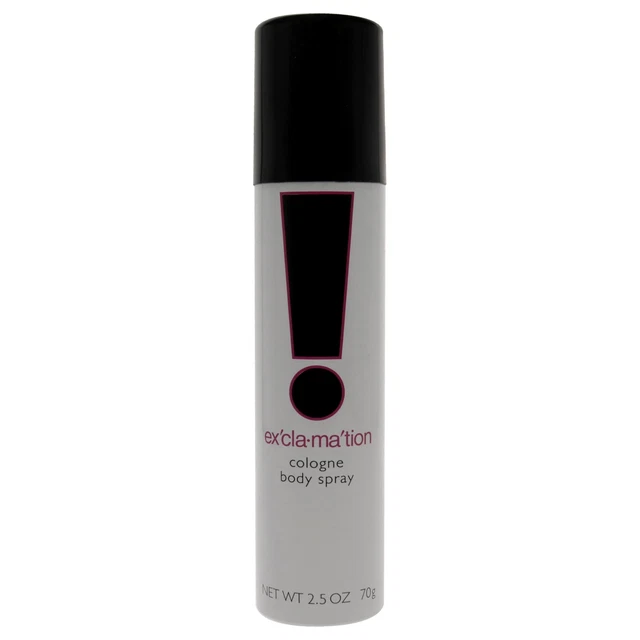 Exclamation Cologne Spray, Vegan Formula, Body Spray, Floral Scent, Spicy Kic... Exclamation Cologne Spray, Vegan Formula, Body Spray, Floral Scent, Spicy Kic...