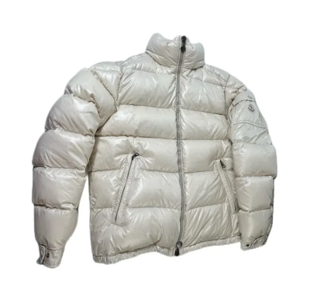 Moncler Maya Puffer Jacket Men’s Size 5 Off White (No Hood)