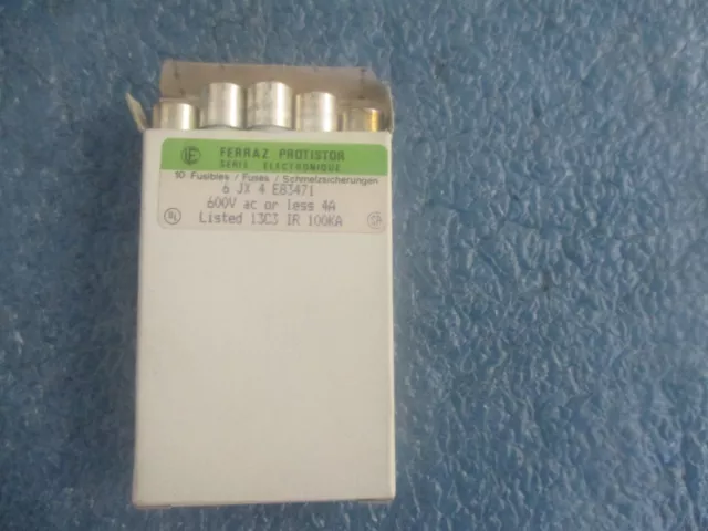 Lot de Ferraz Modèle: 6 Jx 4 Eb3471 Protistors. Quantité 10. Neuf Ancien Stock.