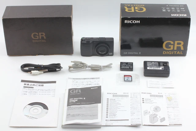 [Near MINT in BOX] Ricoh GR DIGITAL II 1711 Shots 10.1MP Digital Camera JAPAN 2