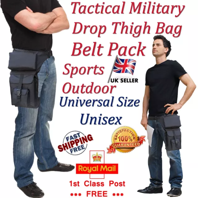 Ltg Táctico Militar Pierna Muslo Bolso Cinturón Paquete SPORTS Exterior