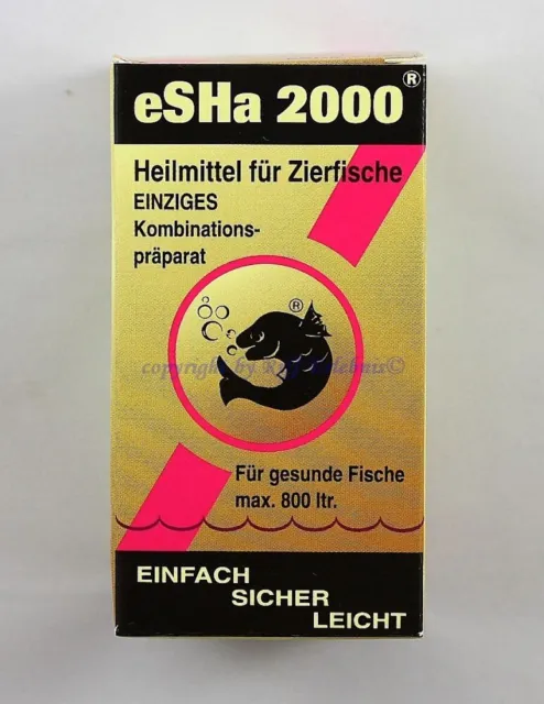 Esha 2000 Heilmittel 20ml gegen Ichthyo bei Zierfischen 59,45€/100ml