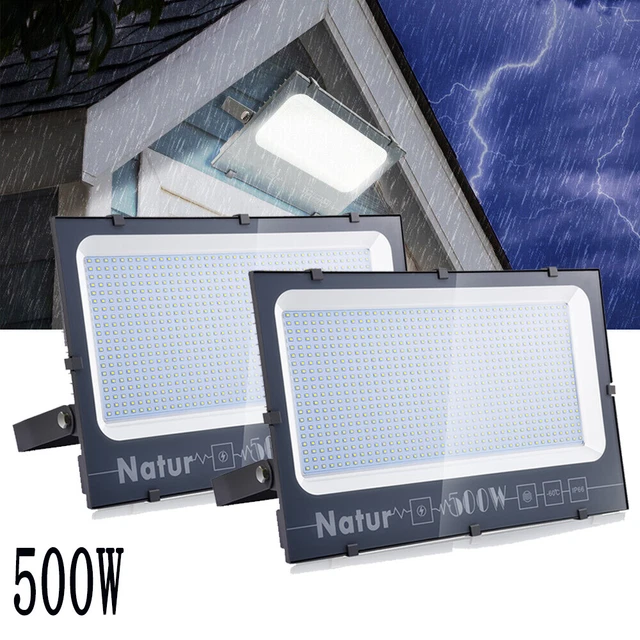 2X500W LED Fluter Flutlicht Strahler Scheinwerfer Außen Baustrahler Lampe IP66