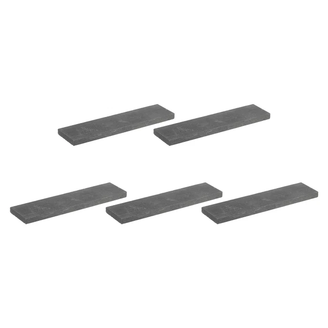 Graphite Bloc Lingot Rectangle Graphite Electrode Plaque 100x25x5mm Set 5