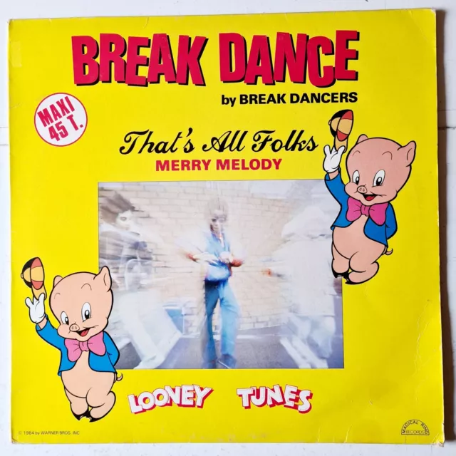 Break Dancers "That's All Folks", Vinyl Maxi 45t 12', 1984 RARE