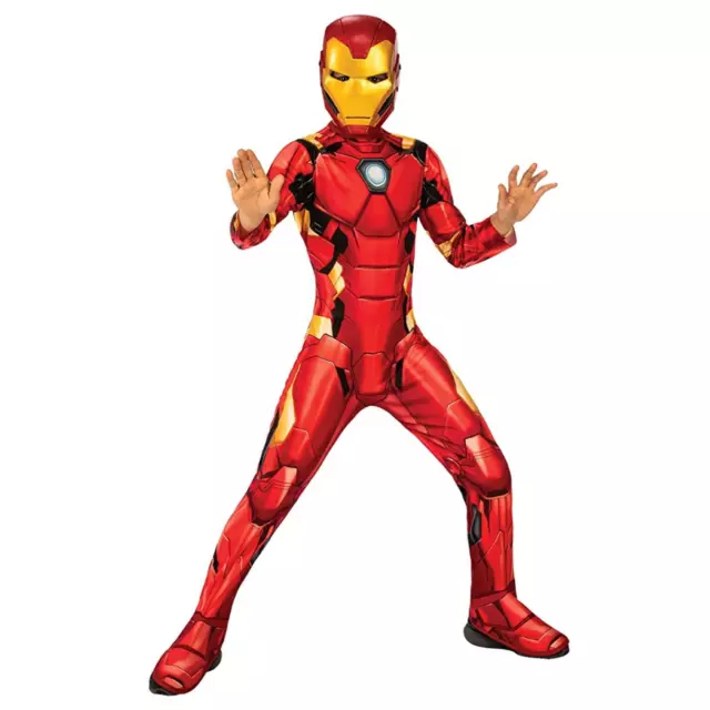 Niños Oficial Marvel Iron Man Traje The Avengers Superhéroe Niños Disfraz