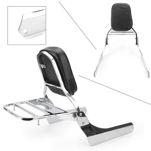 Schienale Sissy Bar portapacchi per Honda Shadow Spirit VT 750DC 2007-14 2008