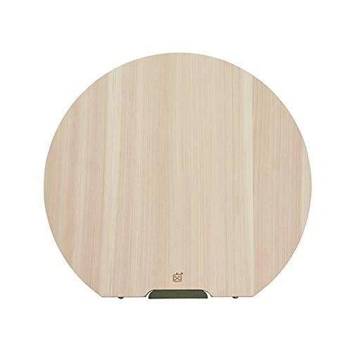 Harumi Kurihara Japanese Cypress Hinoki Wooden Round Cutting Board 12 inch 30