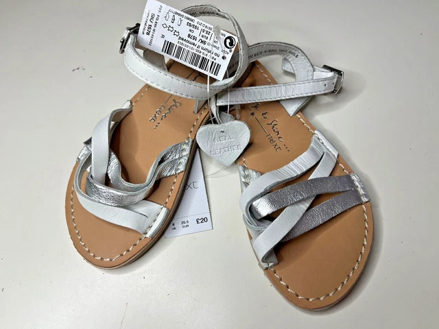 Next silver 2025 sandals