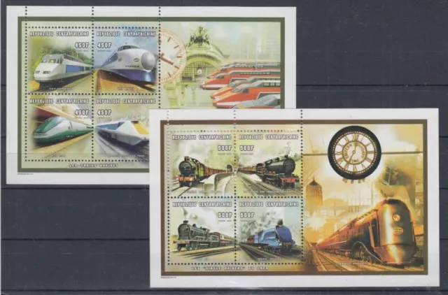 Railway - Locomotives Central African Republic 2227-34 KB (MNH)