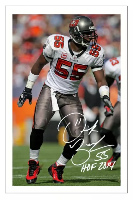 DERRICK BROOKS Signed Autograph PHOTO Fan Gift Print TAMPA BAY BUCCANEERS NFL