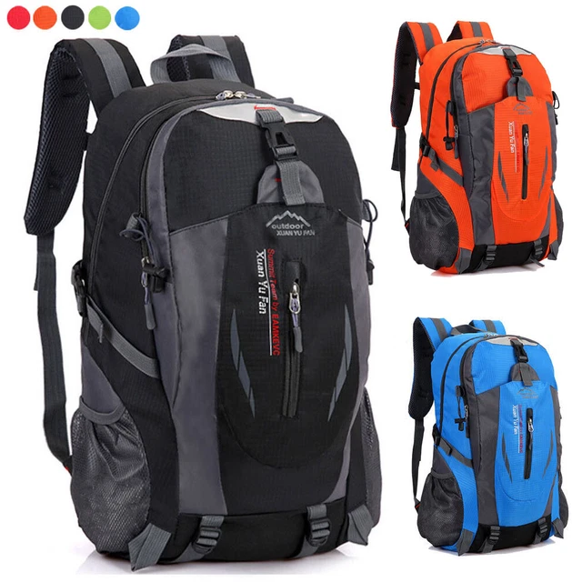40L Rucksack Sport Wandern Freizeit Schulrucksack Trekkingrucksäck Damen Herren