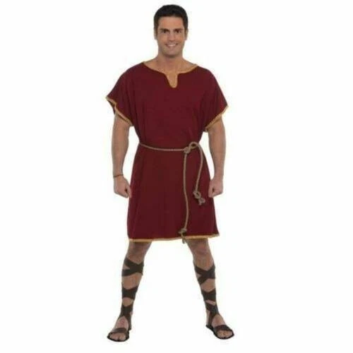 MEDIEVAL Viking,Greek Tunic Surcoat Short Sleeves Renaissance SCA LARP Christmas