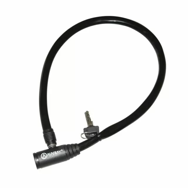 Auvray X 2  Antivol Vélo Cable à Clé C-655-K  D. 5mm / L. 0.65M  2 Clés   HVL