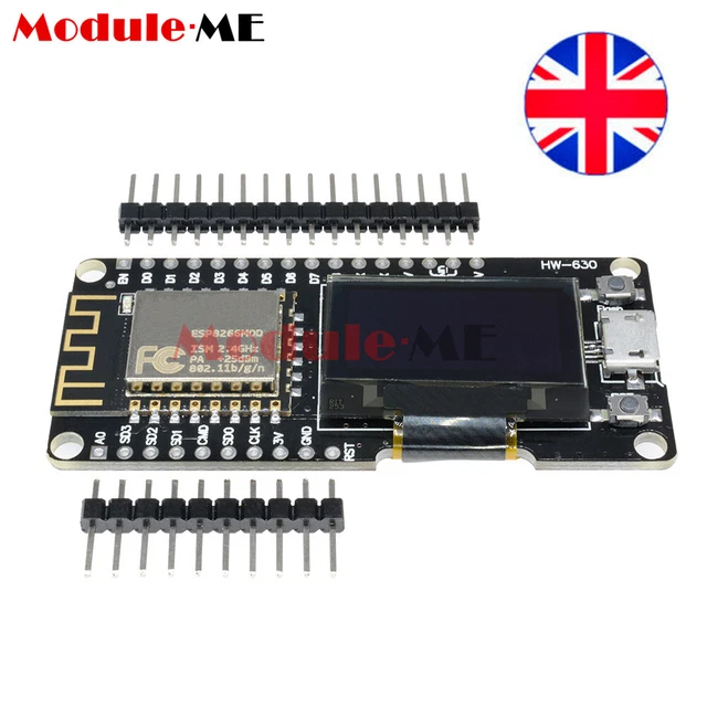Oled nodemcu wemos wifi esp8266 esp 12f cp2102 micro usb development