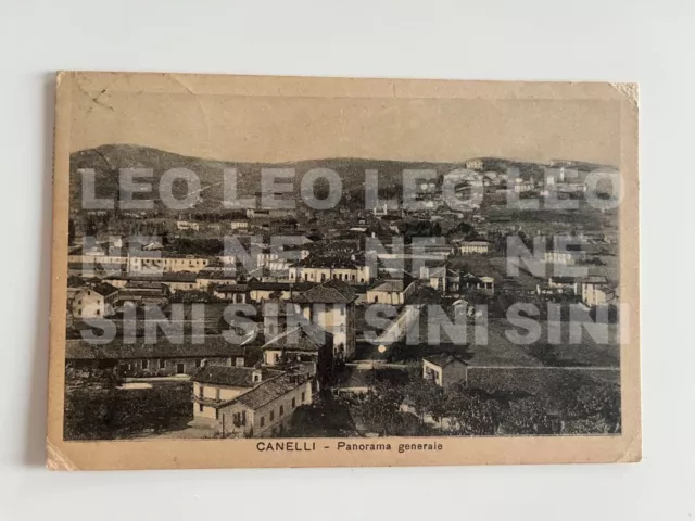CARTOLINA CANELLI (AT) Panorama Generale - ANNO 1931 - VG