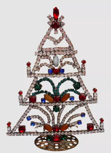 Strass - Weihnachtsbaum zum STEHEN  - Gablonz/Böhmen