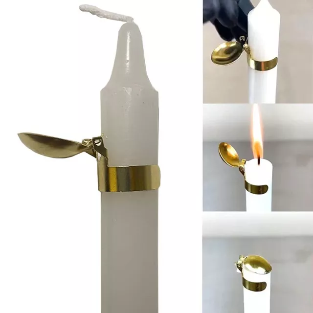 1Pc Metal Automatic Candle Snuffer Fire Extinguisher Putting Out Candle Flame 3