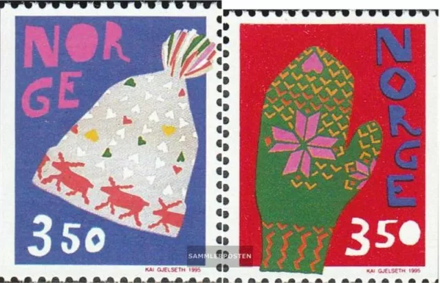 Norwegen 1200-1201 (kompl.Ausg.) postfrisch 1995 Weihnachten
