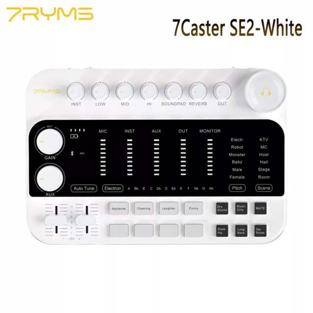 7Ryms 7Caster SE2 Multifunctional Streaming/Podcasting/Recording Audio Interface