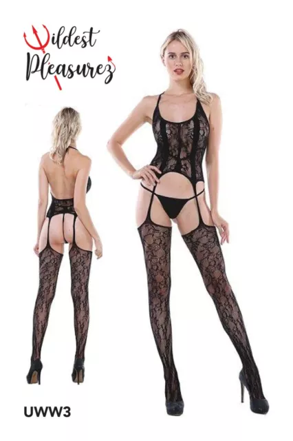 Babydoll Sexy Bodysuit Lingerie Underwear BODYSTOCKING Women very naughty