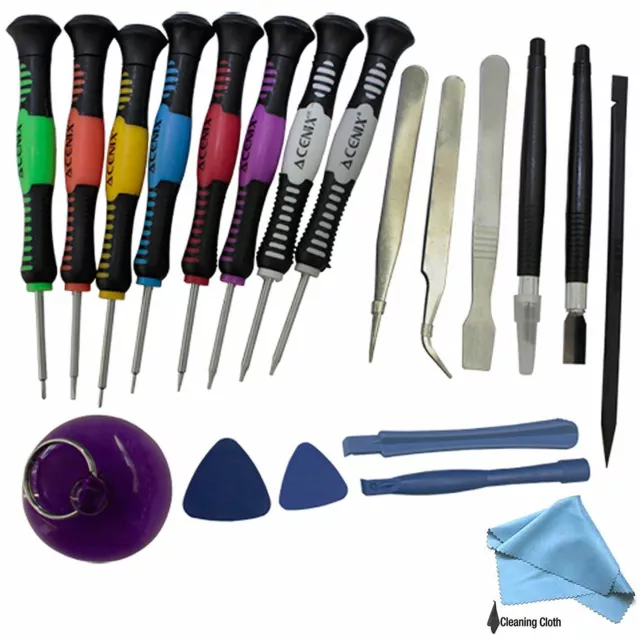 20 in 1 Mini Cacciavite Strumento Riparazione Set Portachiavi per Cellulare Occhiali Orologio