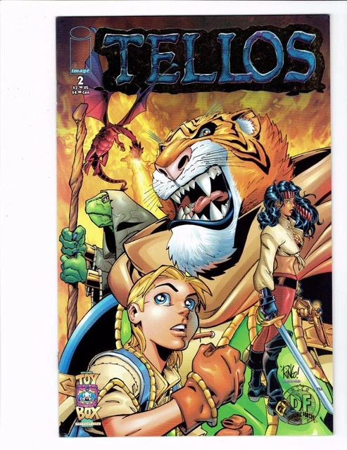 Tellos #2 (Image 1999) VF  Dynamic Forces DF Exclusive Gold Foil Variant w/COA