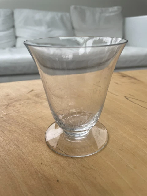 Vase en verre d'art soufflé moderne Stephen Smyers avec motif de plumes abstrait