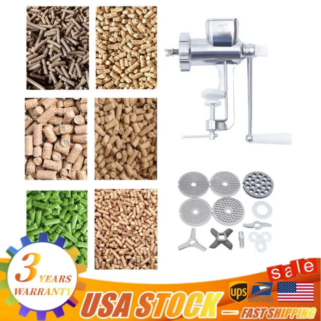 Stainless Steel Birds Bait Pellet Feed Mill Manual Pet Food Pellet Maker Machine